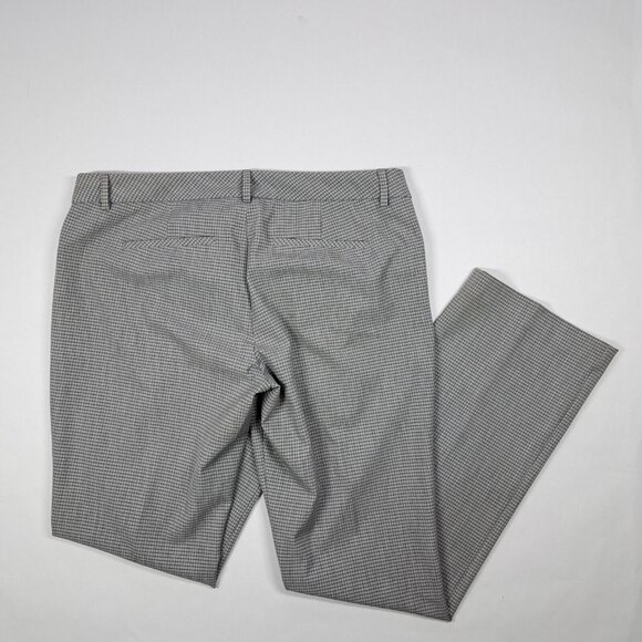 Express Gray Tailored Trousers with Flat-Front Design - Picture 3 of 7